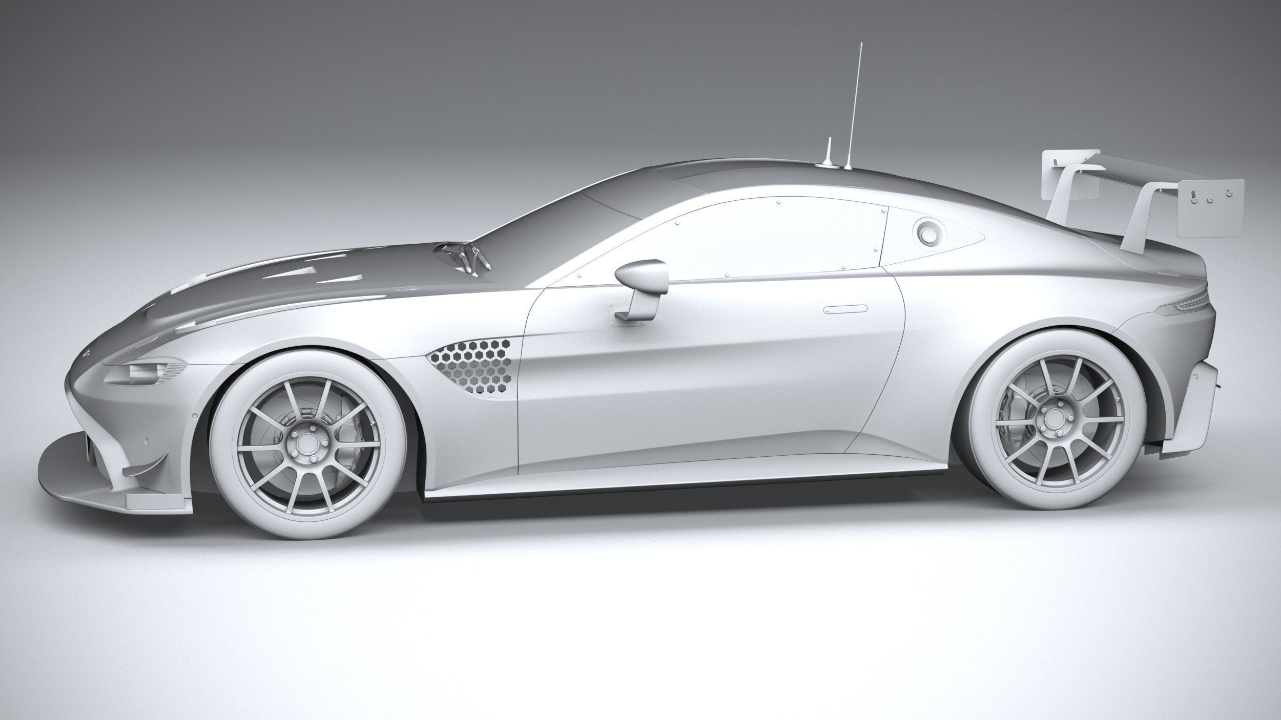 Aston Martin Vantage GT8R 2021 3D model_22