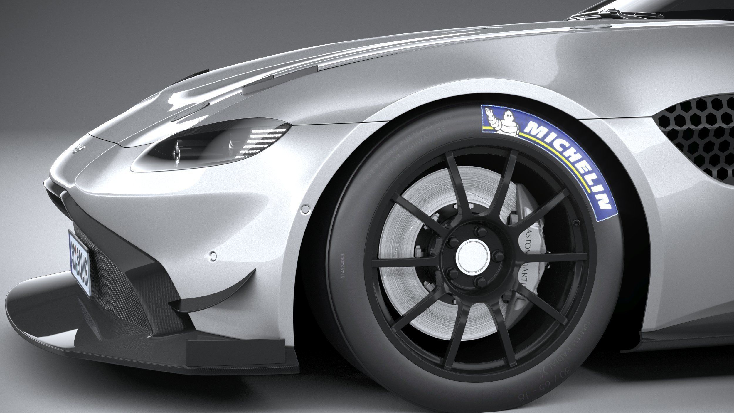 Aston Martin Vantage GT8R 2021 3D model_3