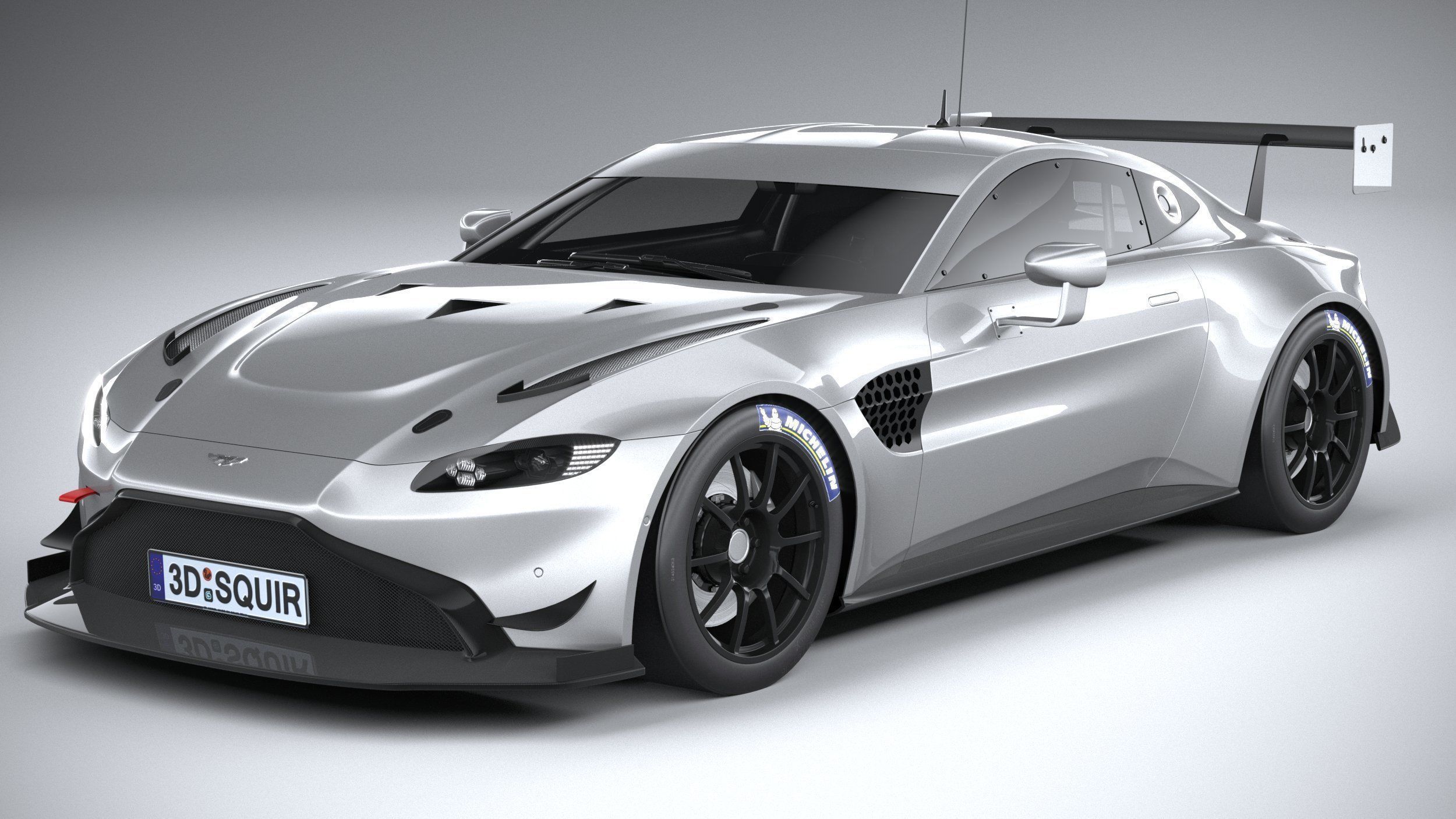 Aston Martin Vantage GT8R 2021 3D model_1