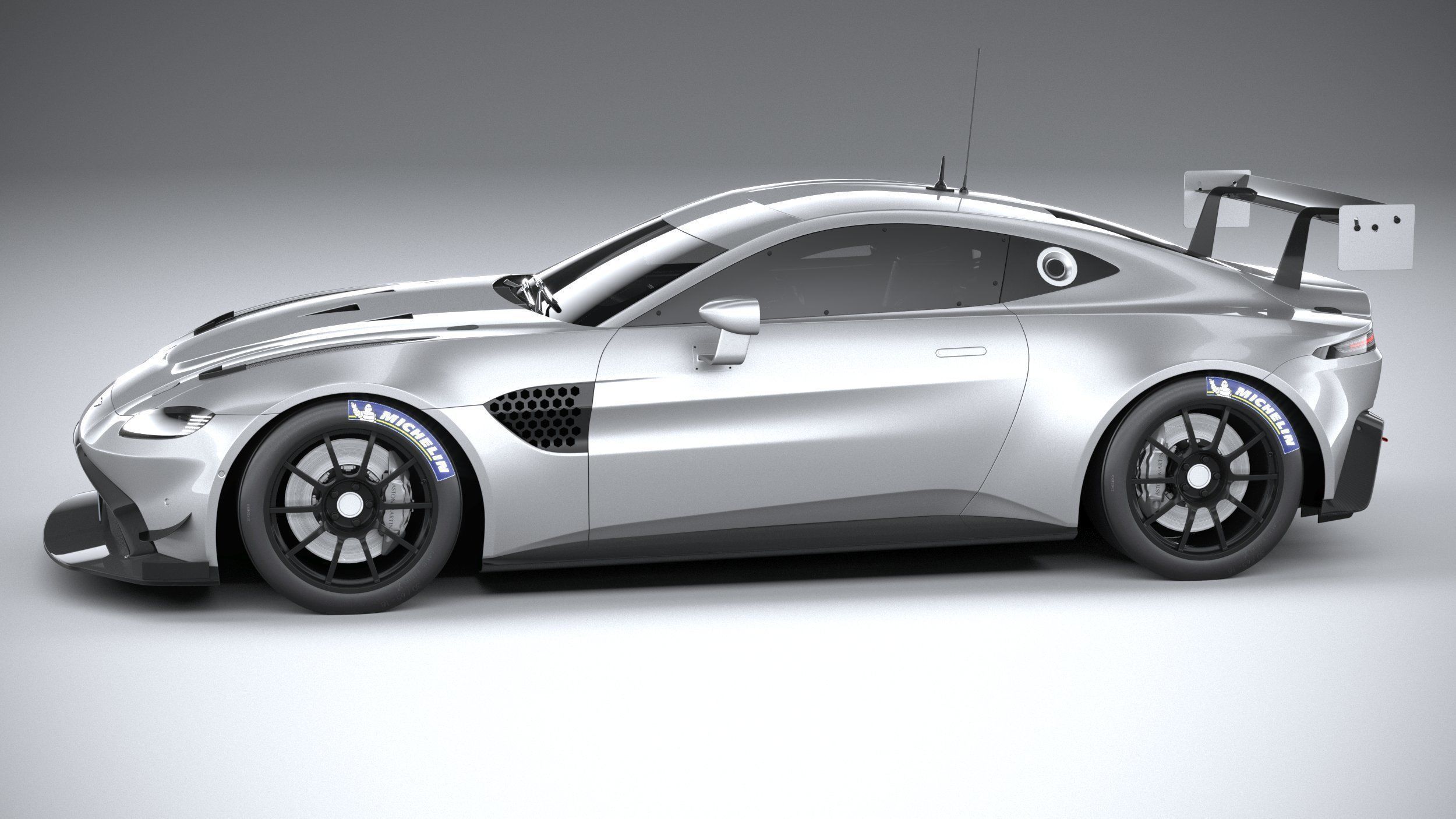 Aston Martin Vantage GT8R 2021 3D model_8