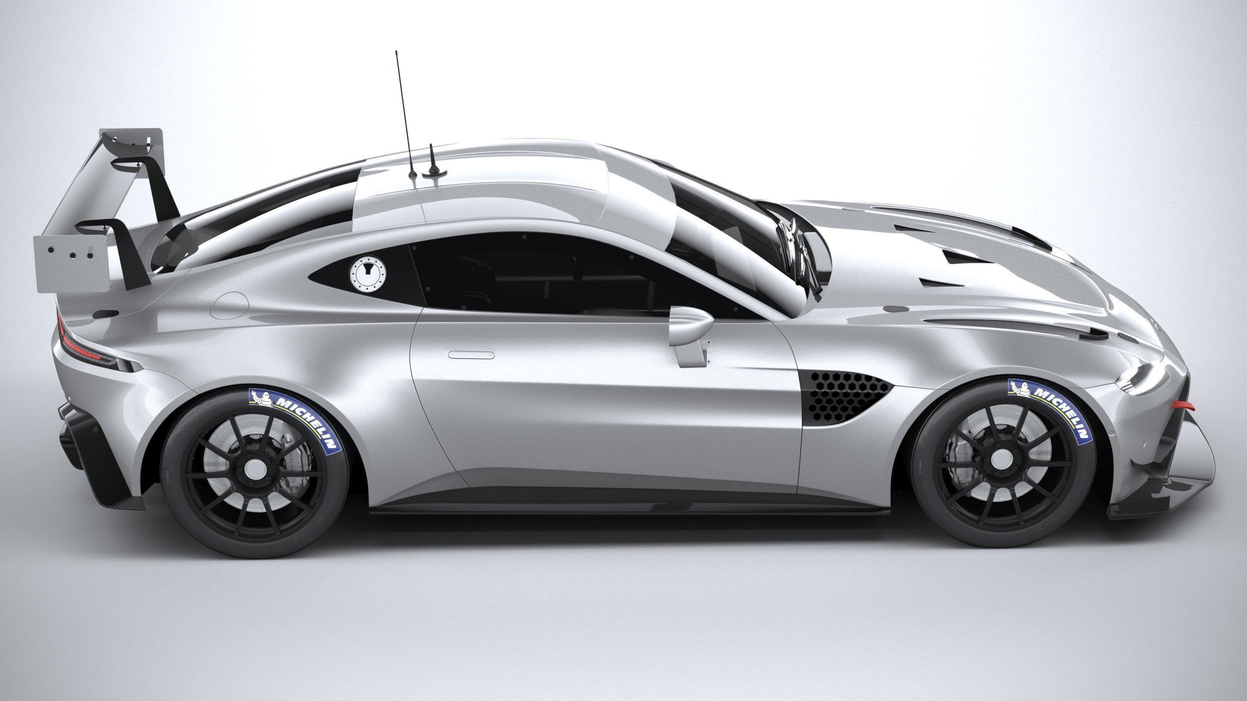 Aston Martin Vantage GT8R 2021 3D model_11