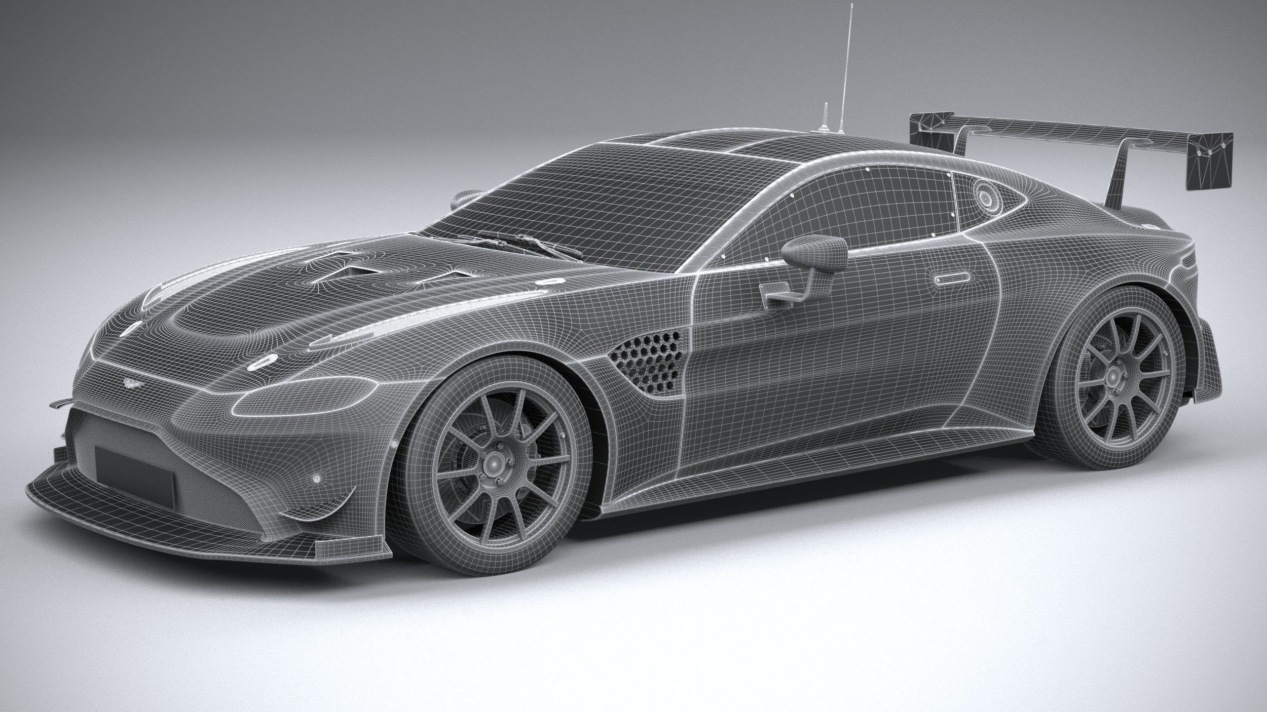 Aston Martin Vantage GT8R 2021 3D model_26
