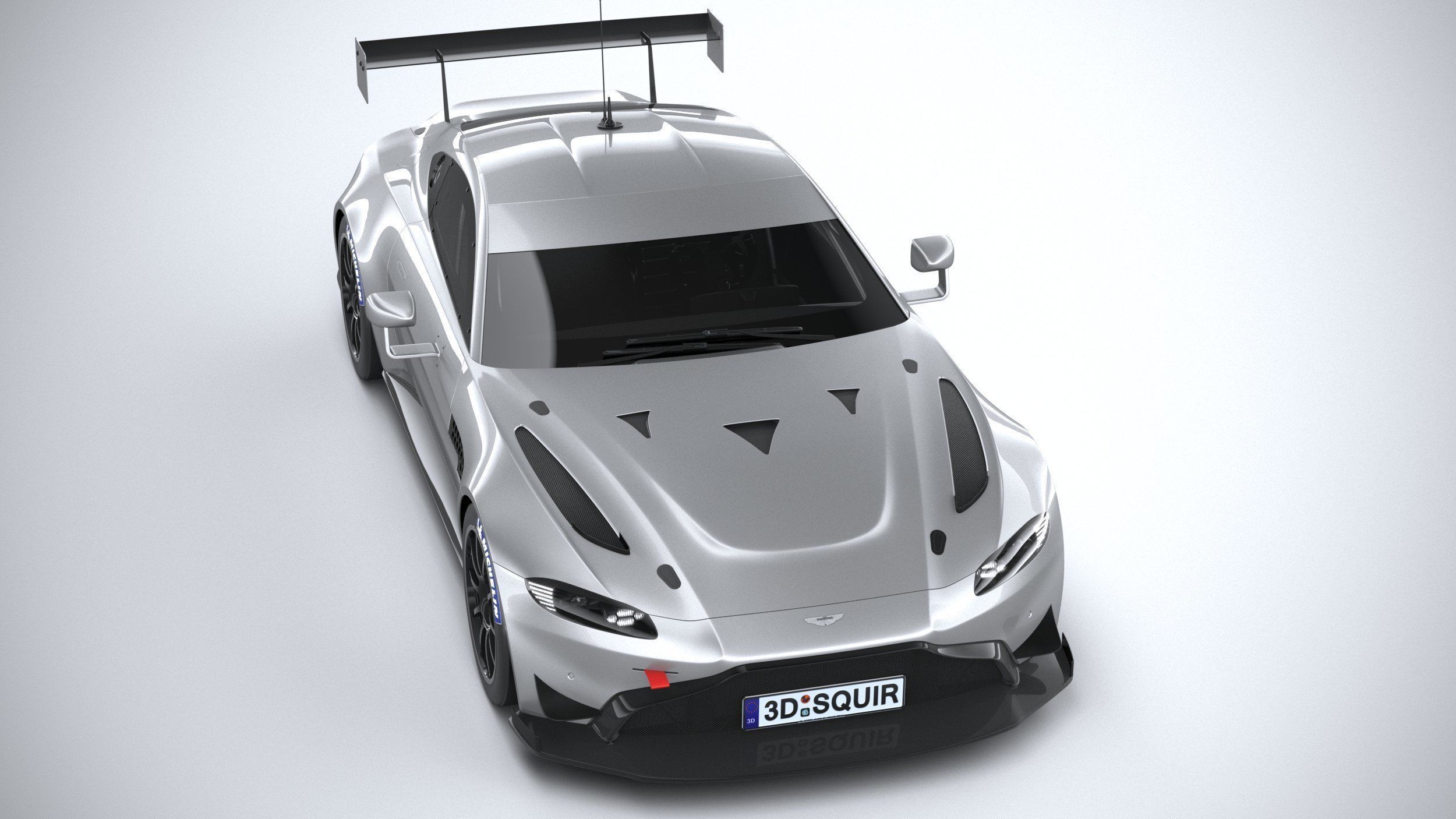 Aston Martin Vantage GT8R 2021 3D model_12