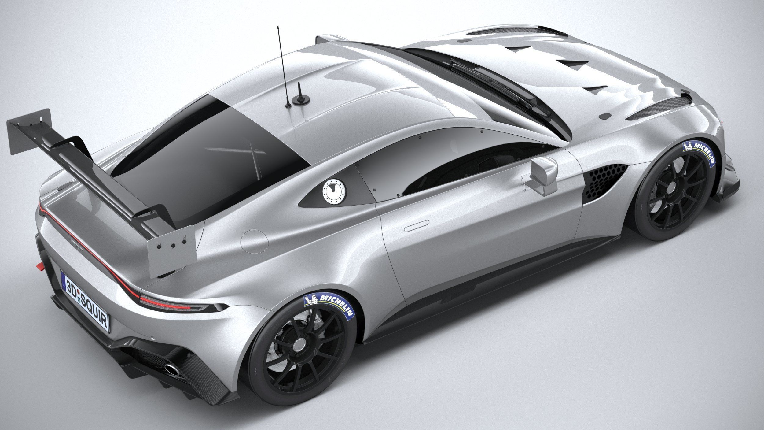 Aston Martin Vantage GT8R 2021 3D model_10