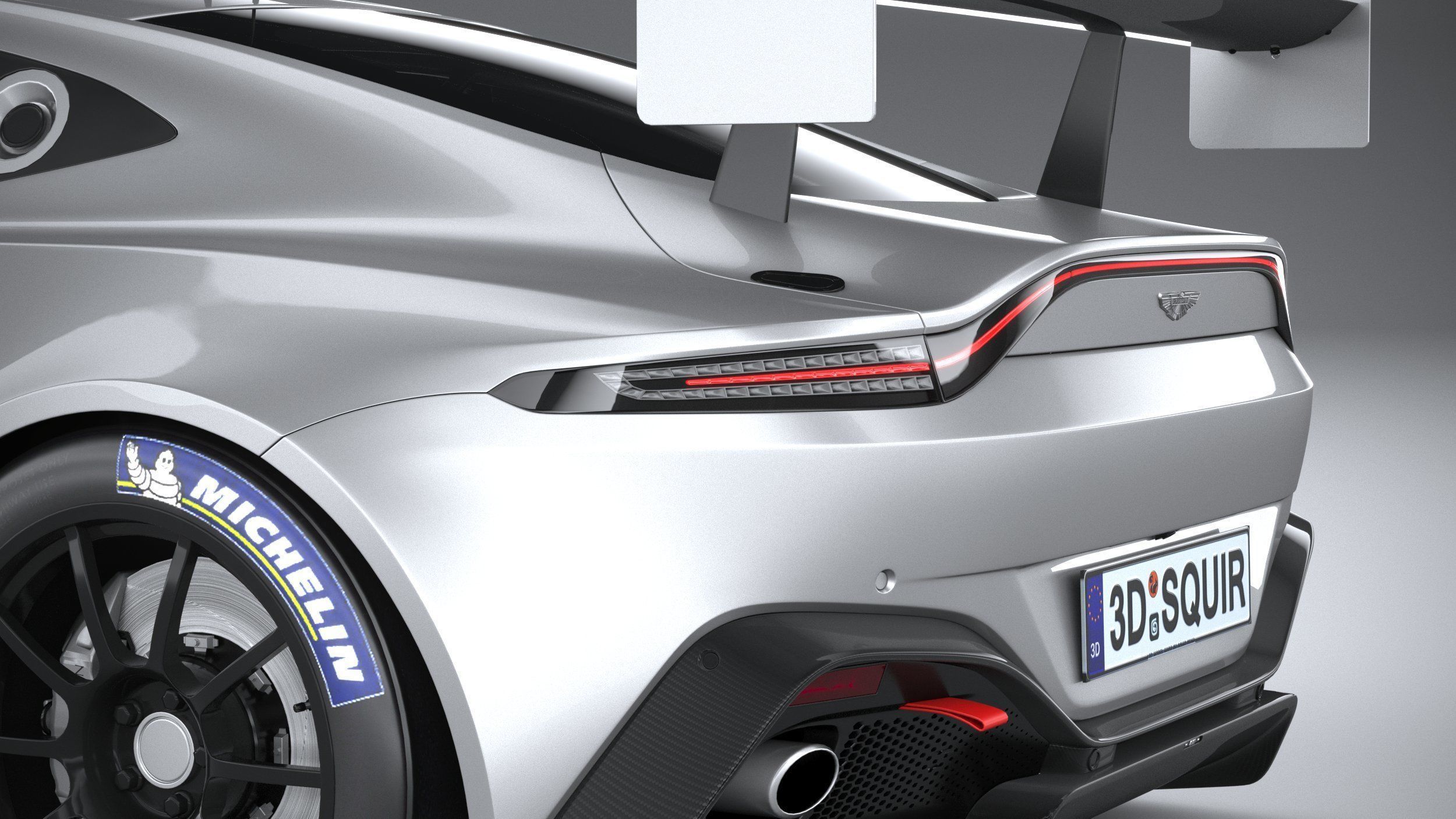 Aston Martin Vantage GT8R 2021 3D model_6