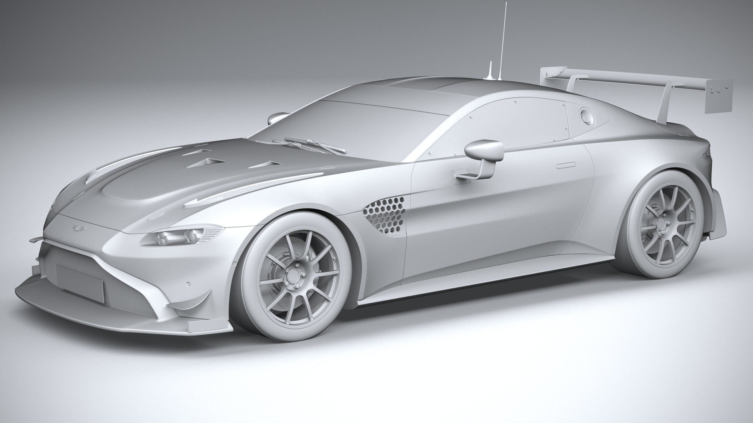 Aston Martin Vantage GT8R 2021 3D model_19