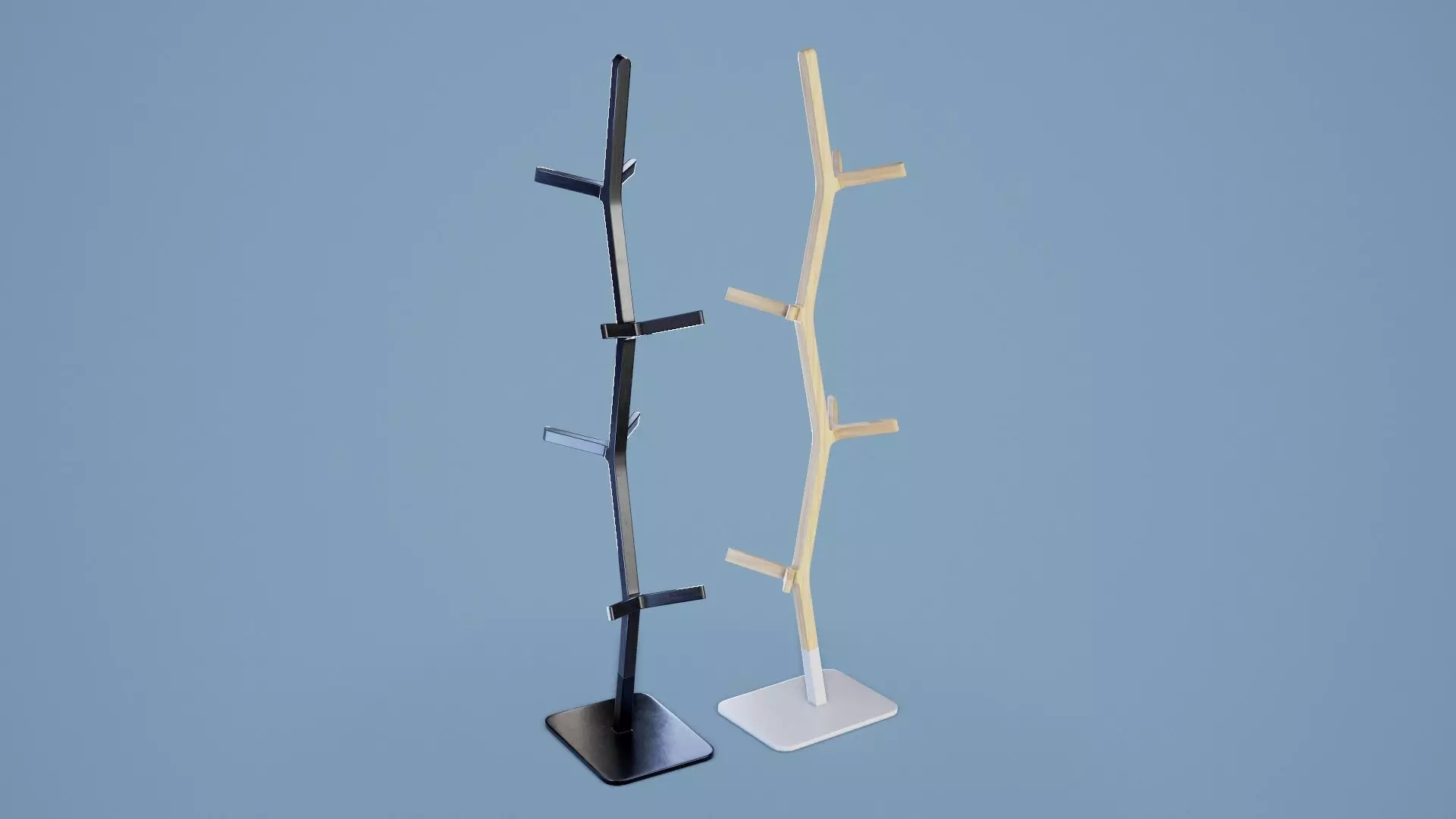 Coat Stand 001 3D Model Collection_0