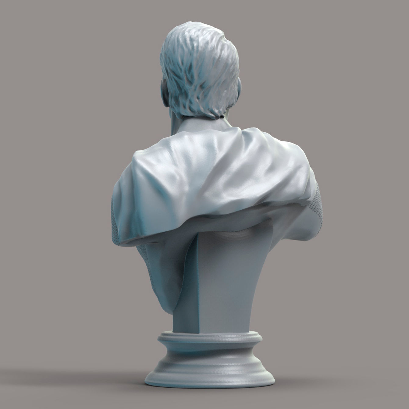 Superman bust 3D print model_3