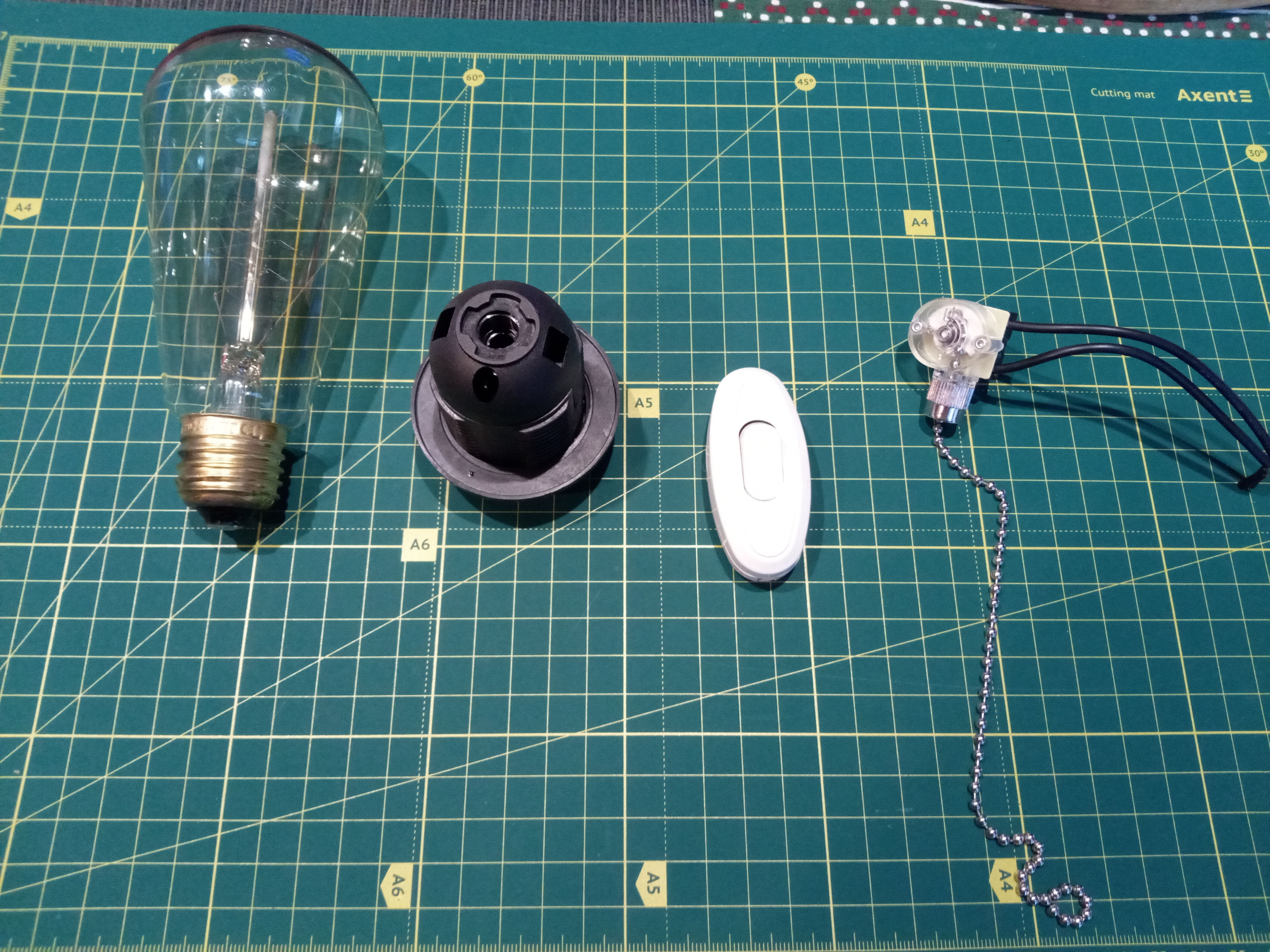 Table loft lamp 3D print model_6