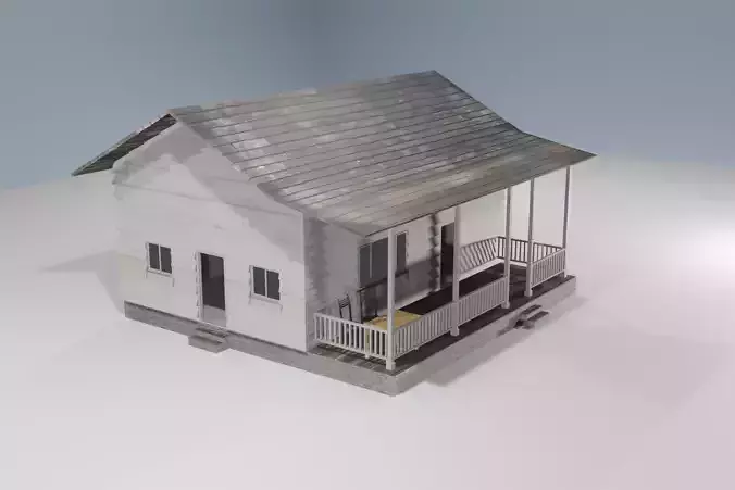 Old house with interior