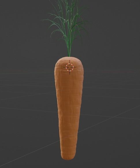 High PolyCarrot Free 3D model_2