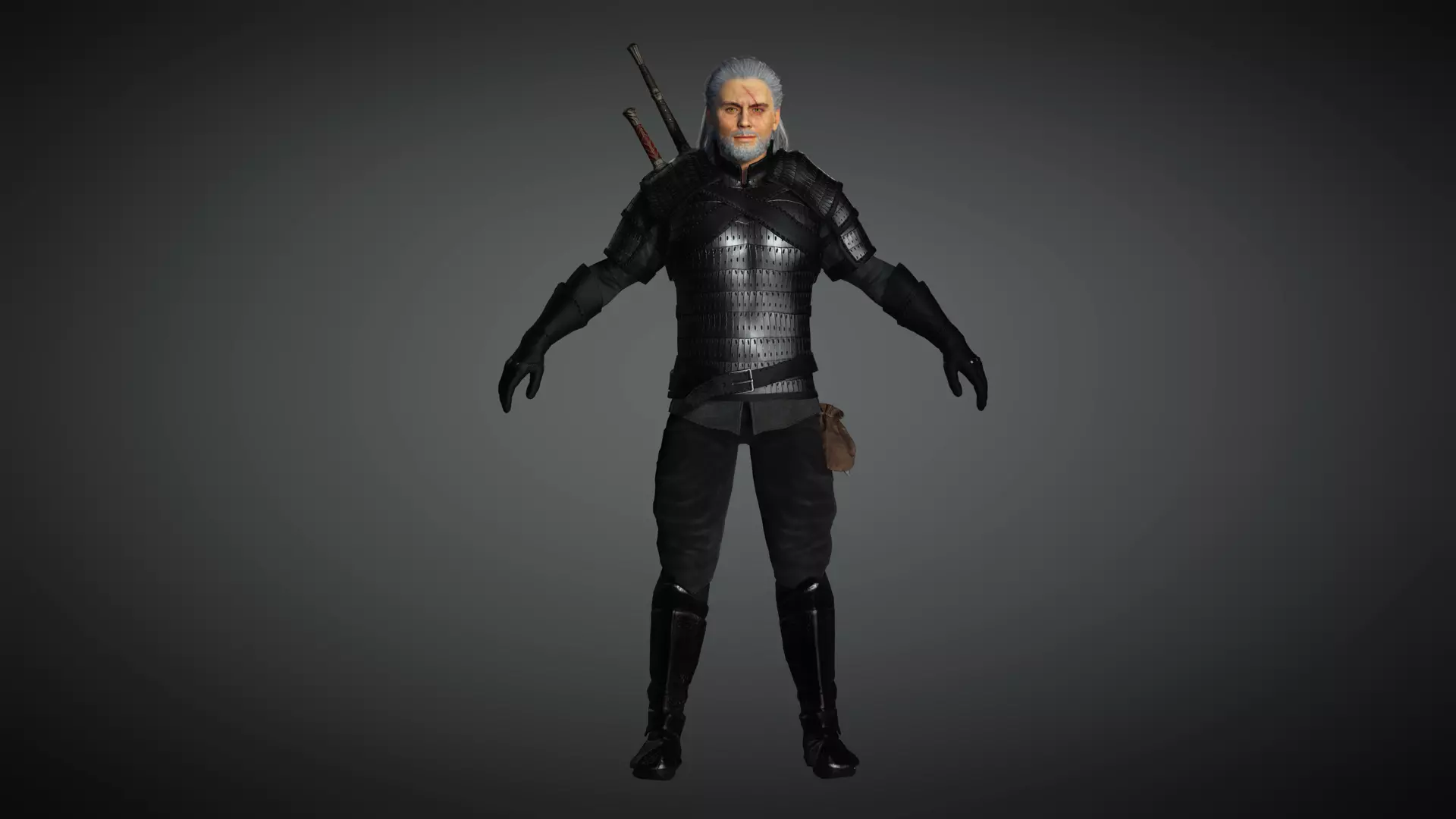 AAA Fantasy Male Character 19 Low-poly 3D model