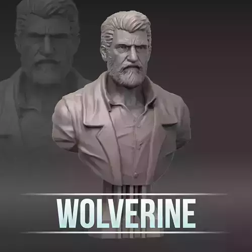 Logan wolverine bust 3D print model