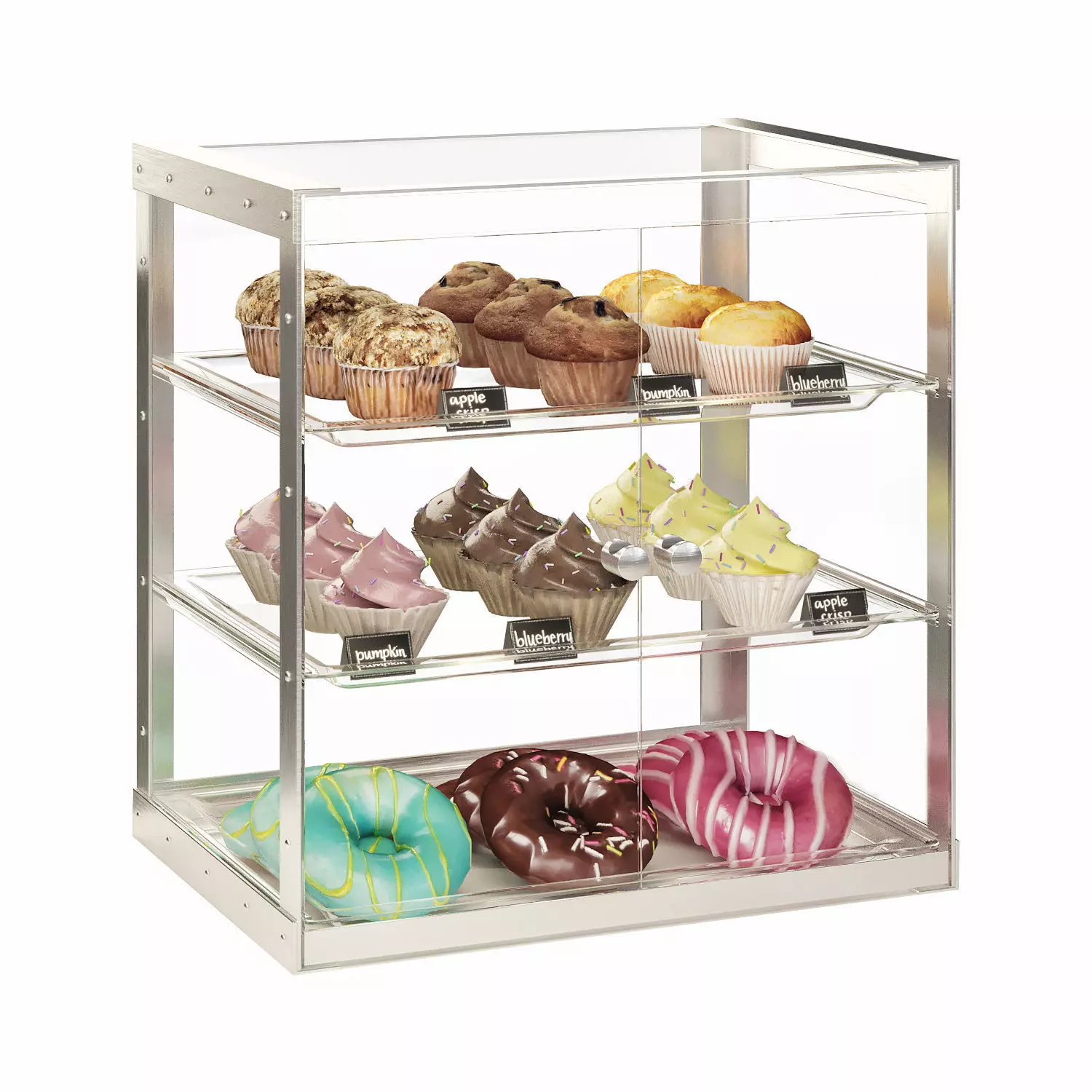 Confectionery showcase 3D model_0