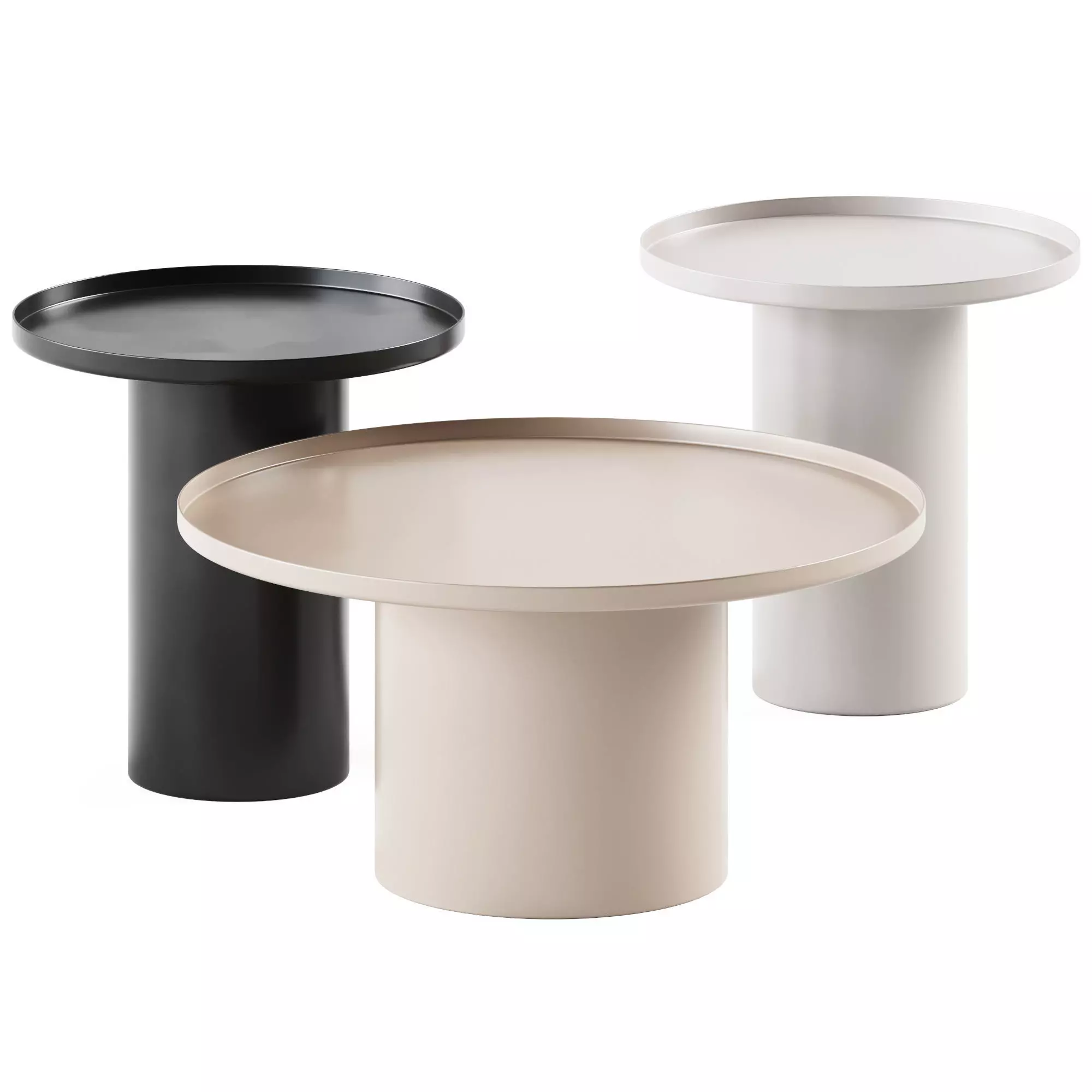 Coffee table Fleksa by La Forma 3D model_0