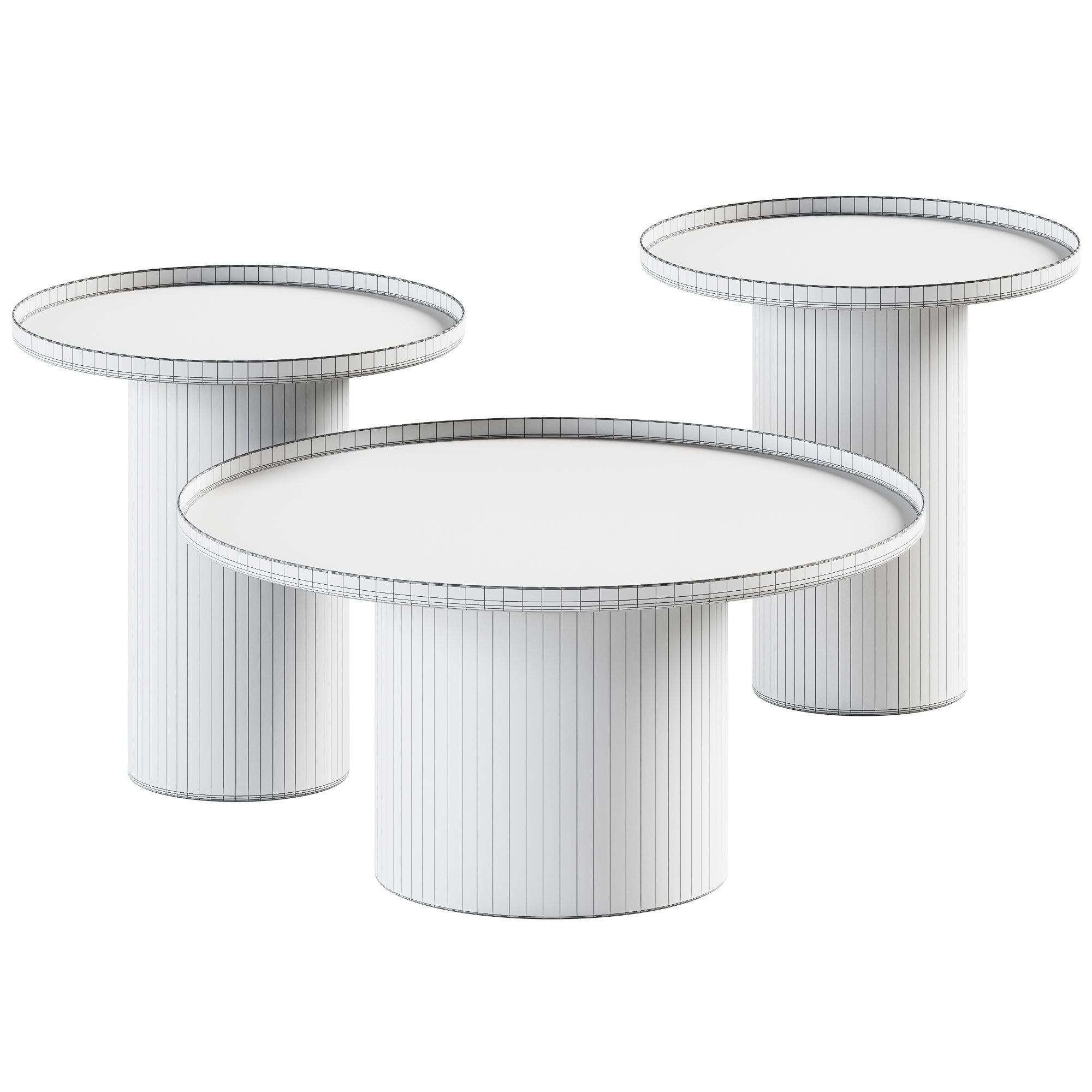 Coffee table Fleksa by La Forma 3D model_1