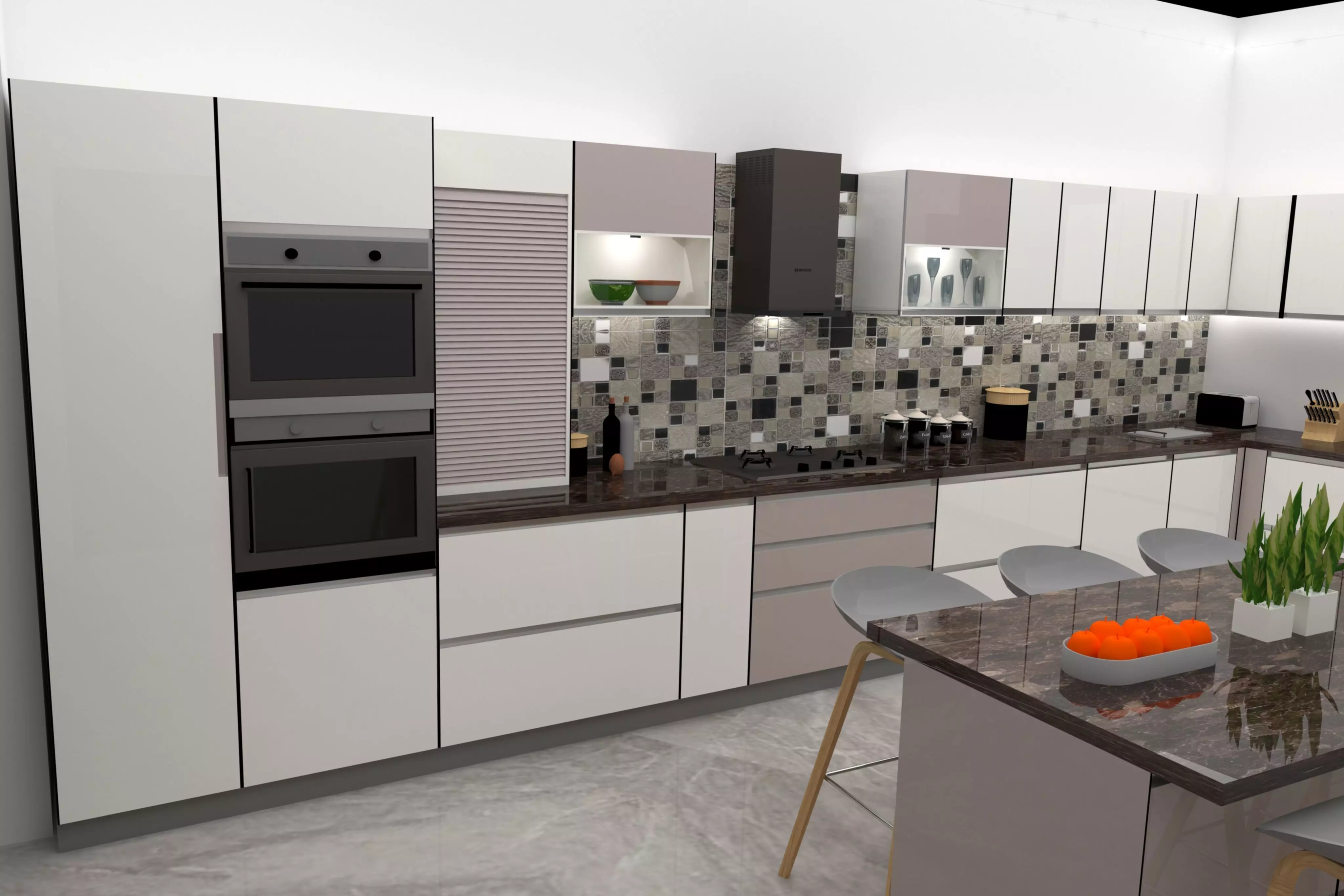 MODULAR KITCHEN 1 Free 3D print model