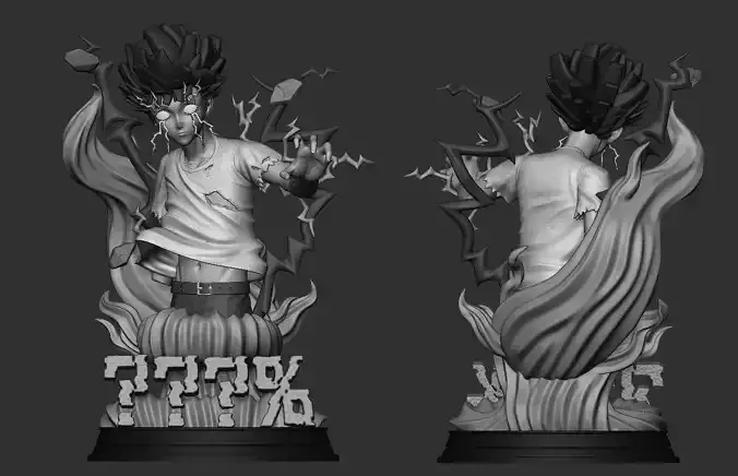 mob psycho 100 3D print model