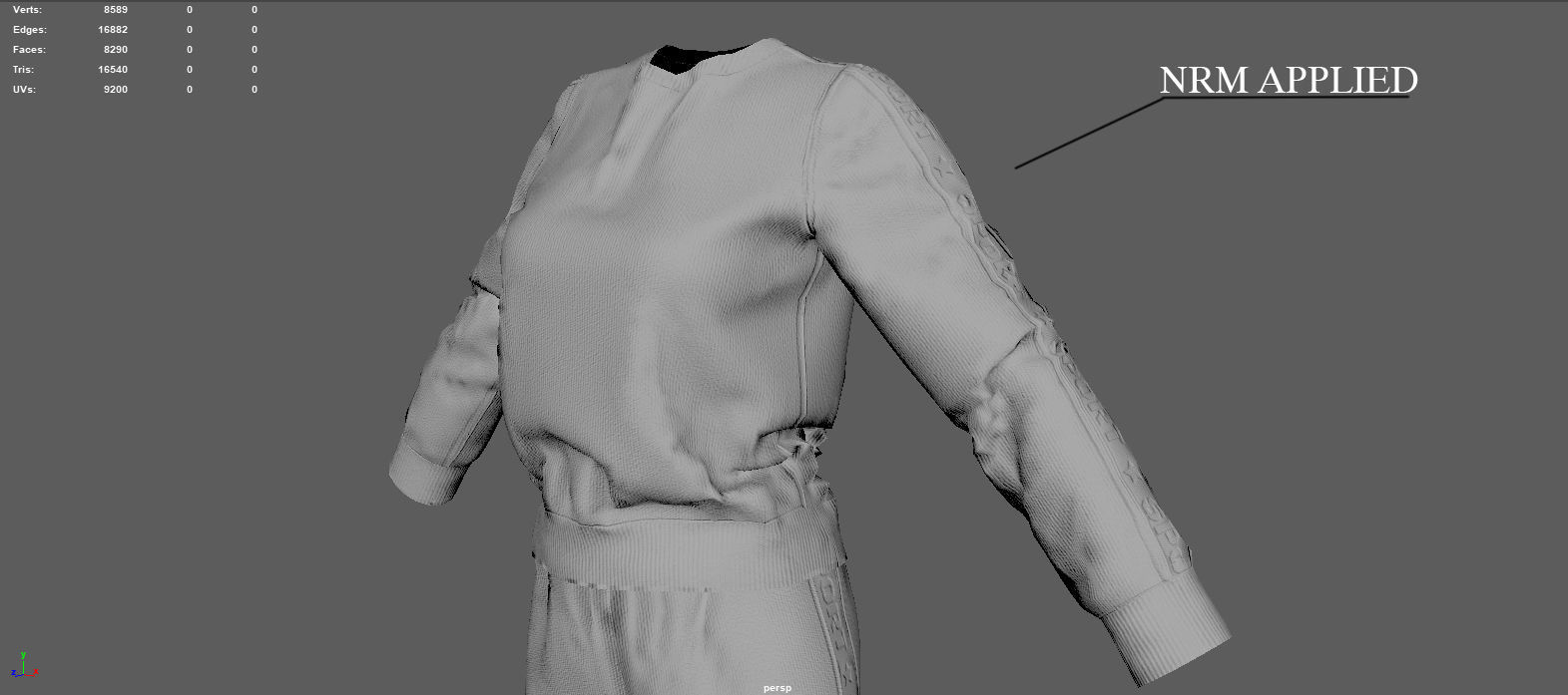 SPORT SUIT 2 Low-poly 3D model_10