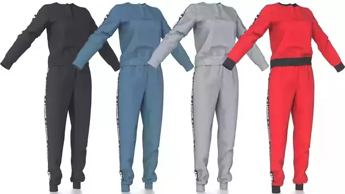 SPORT SUIT 2 Low-poly 3D model