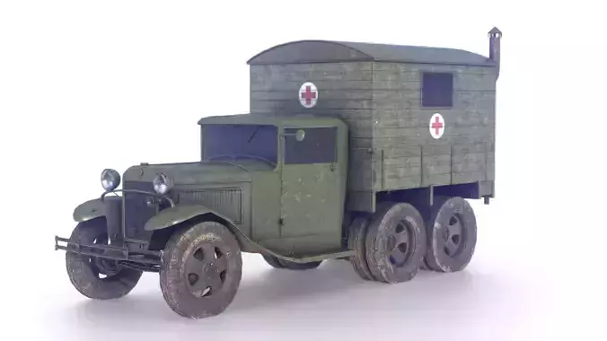  GAZ-AAA with Shelter Spring