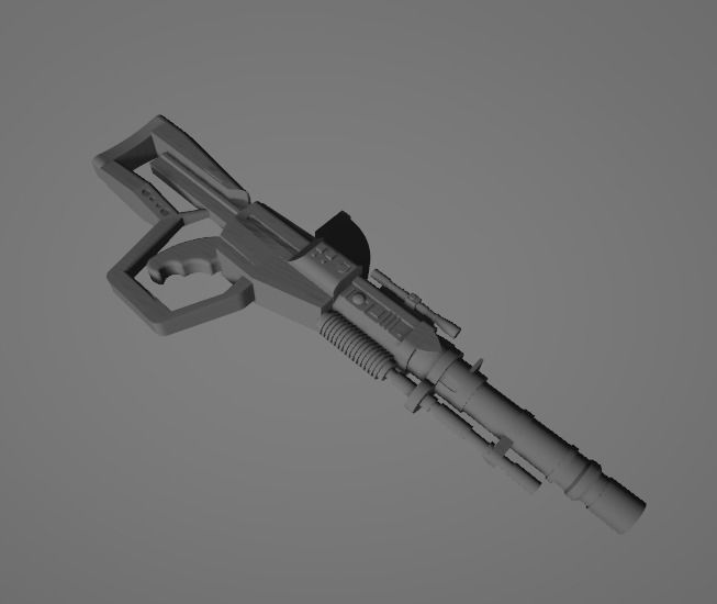 Krrsantan Rifle 3D print model_3