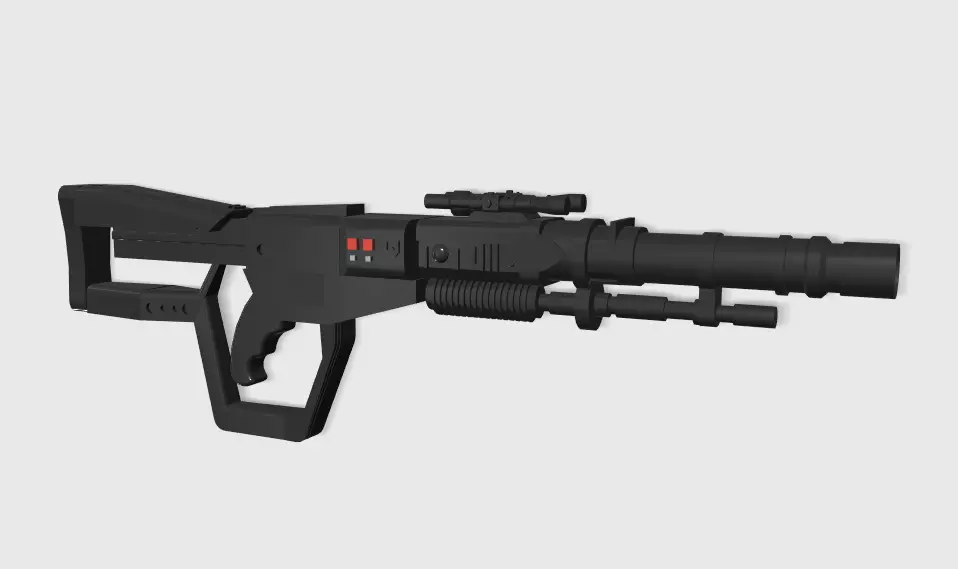 Krrsantan Rifle 3D print model_0