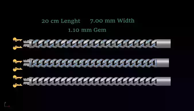 One piece fusion chain is cast directly