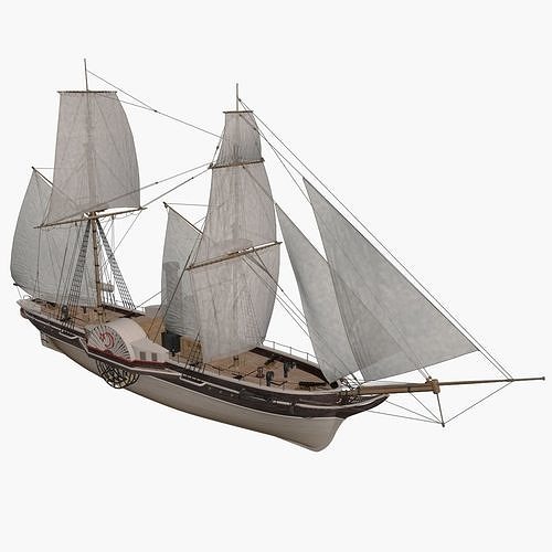 Pervaz-i Bahri Low-poly 3D model