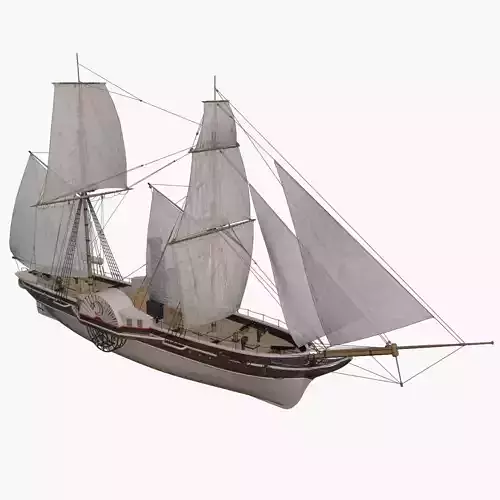 Pervaz-i Bahri Low-poly 3D model