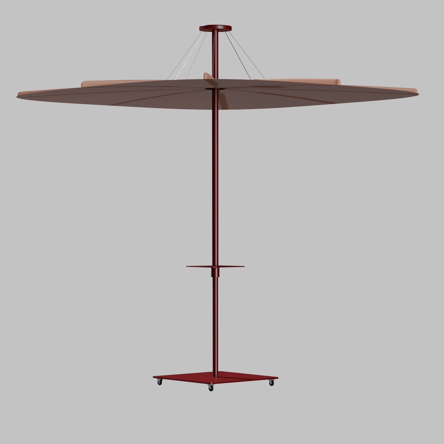 Infina UX garden parasol 3D model_6