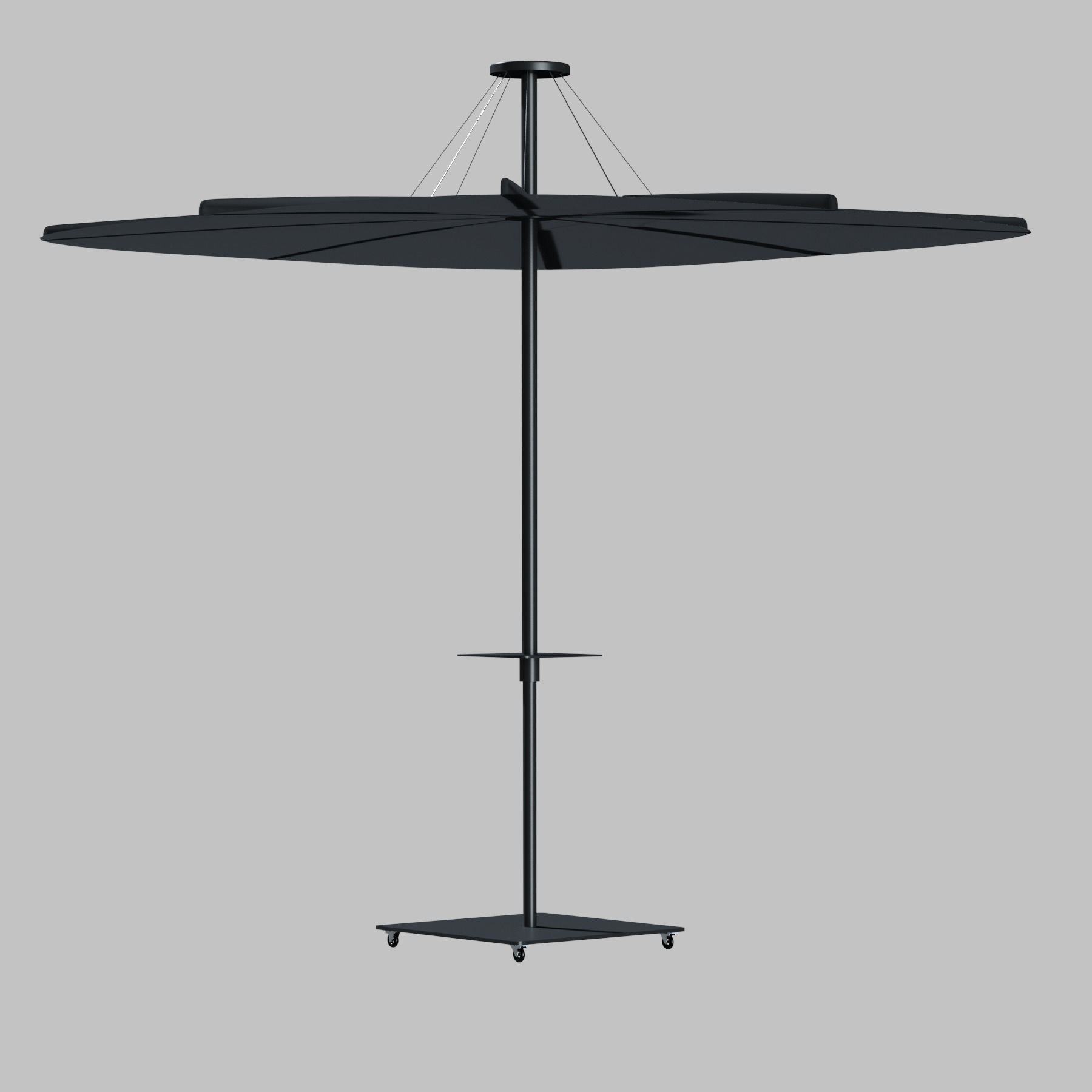 Infina UX garden parasol 3D model_8