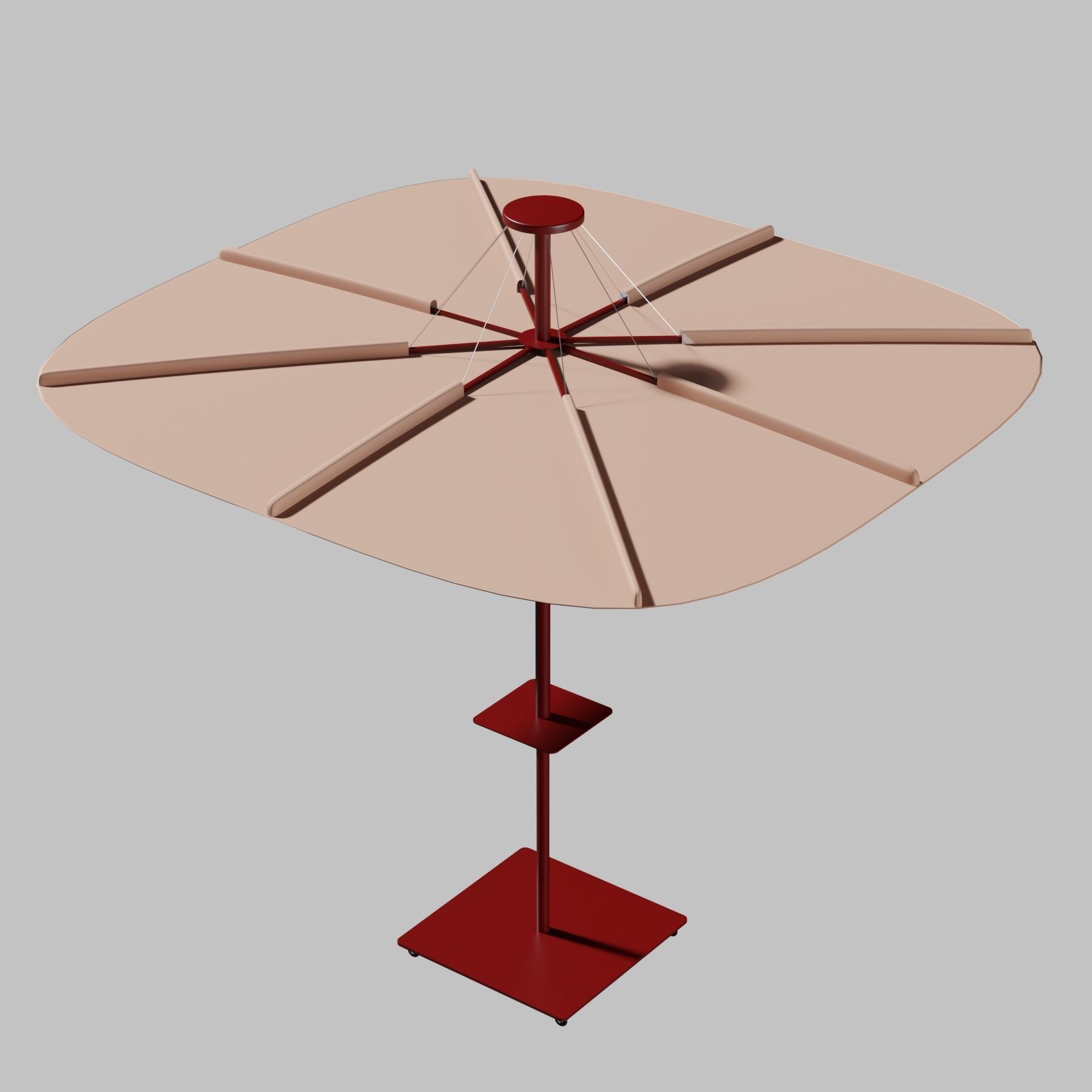 Infina UX garden parasol 3D model_12