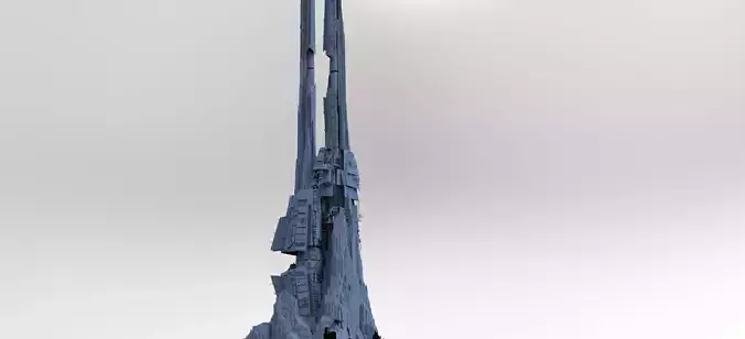 Star Freighter Tower 5 3D model