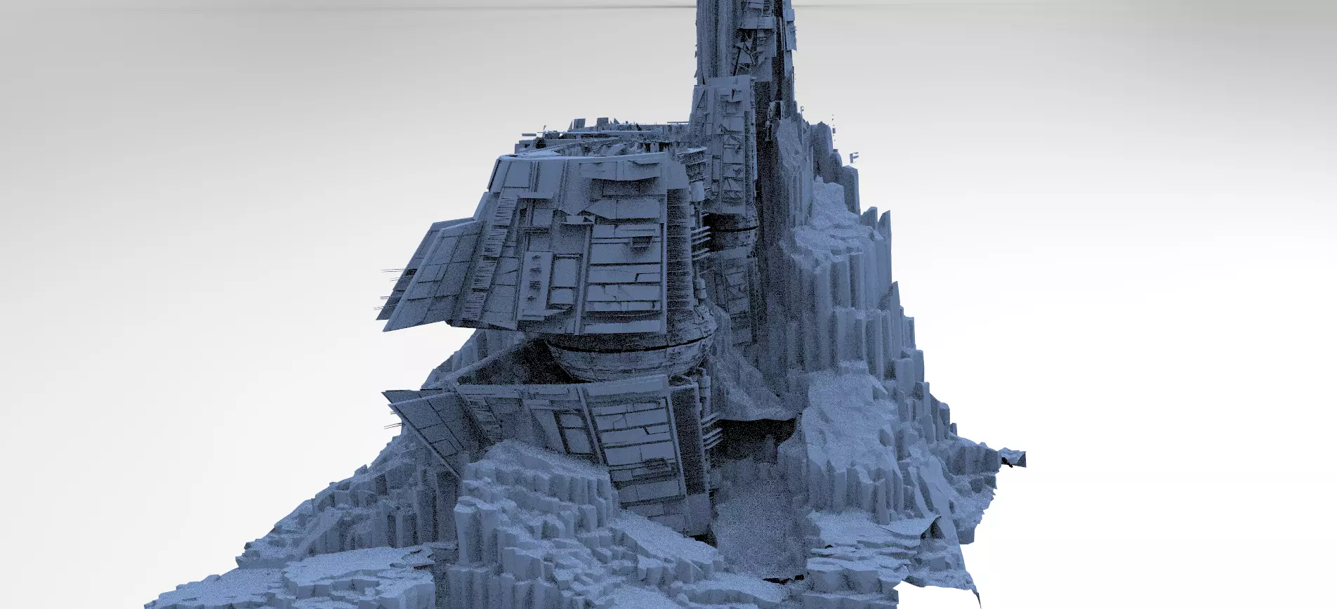 Star Freighter city base 3D model