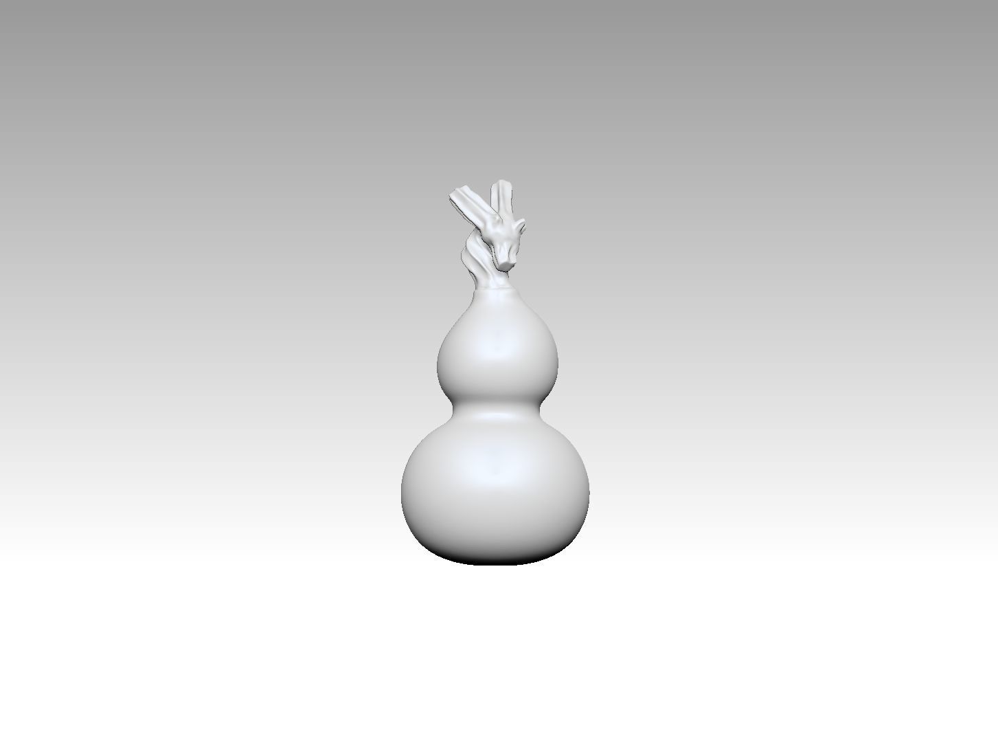 gourd with display stand 3D models created  3D print model_1