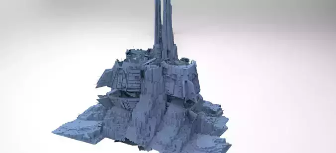 Star Freighter construction mountain ruins