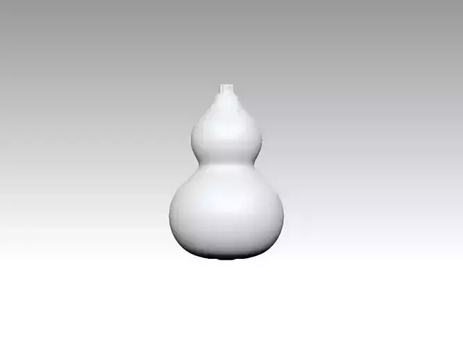 gourd with display stand 3D models created 