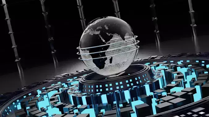 Broadcast News Opener 3D Model and Animation