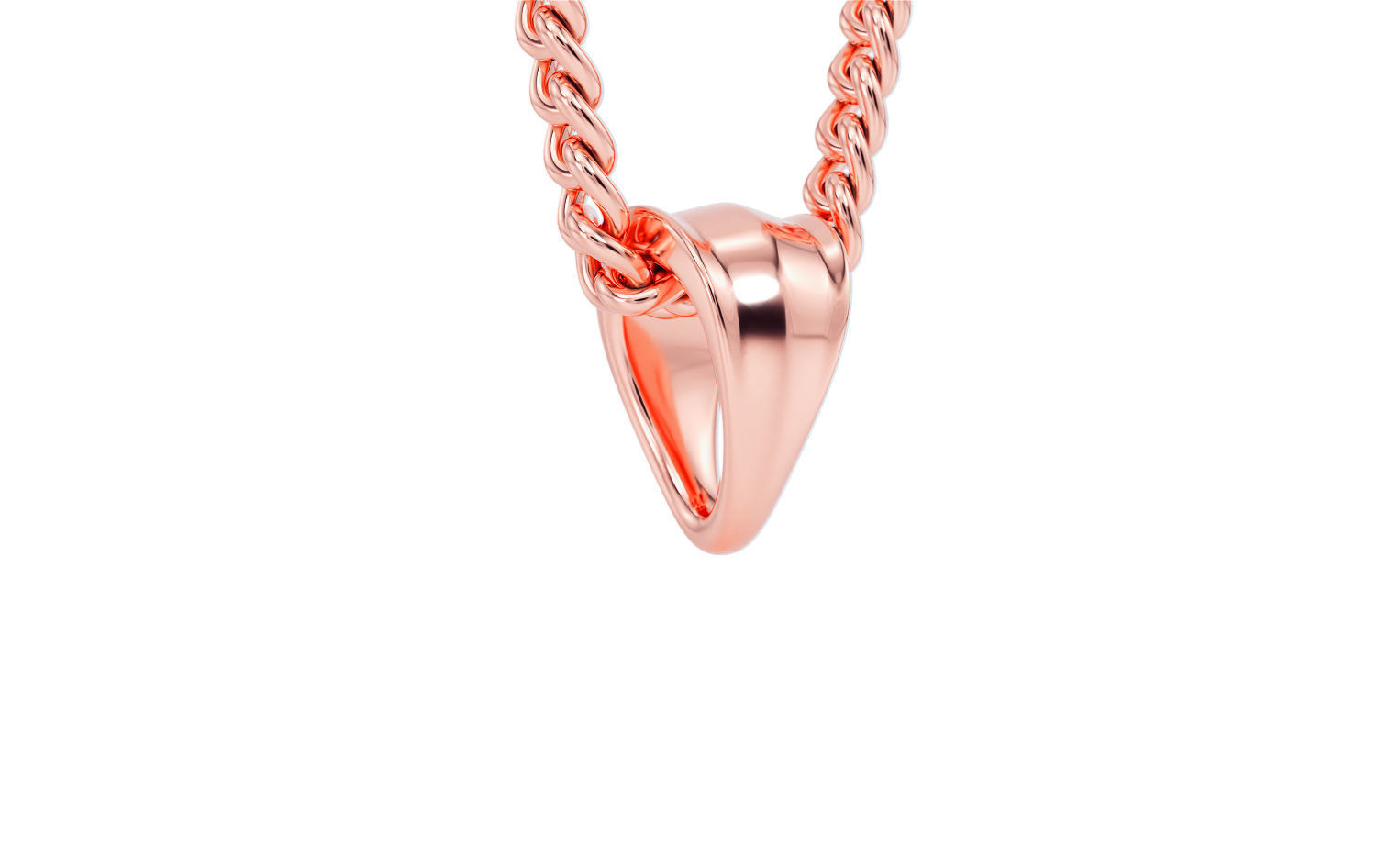 silver bail for pendants 3D print model_9