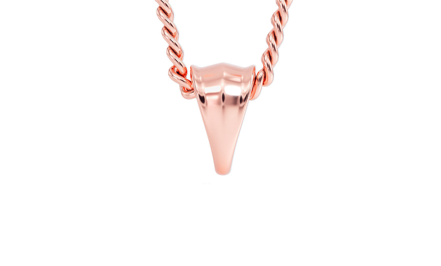 silver bail for pendants 3D print model_8