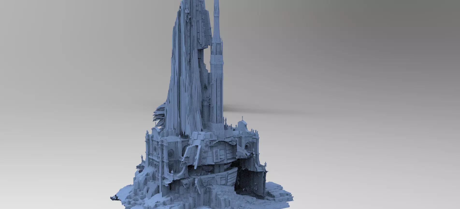 Jabba Hut Tower Facility 3D model_0