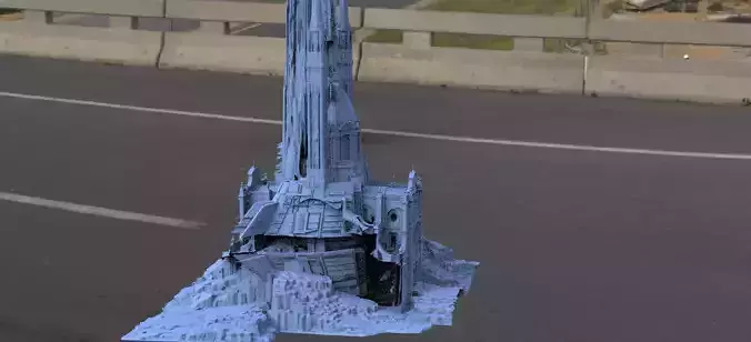 Jabba Slave Palace facility cliffs