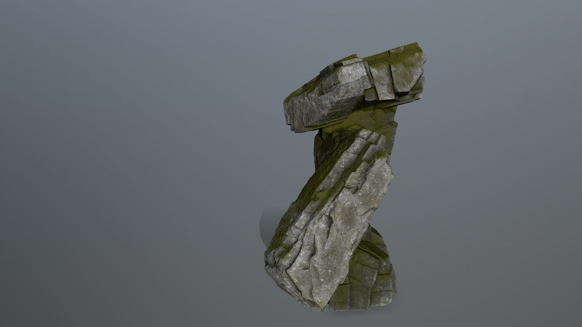 rock monster  Low-poly 3D model_8