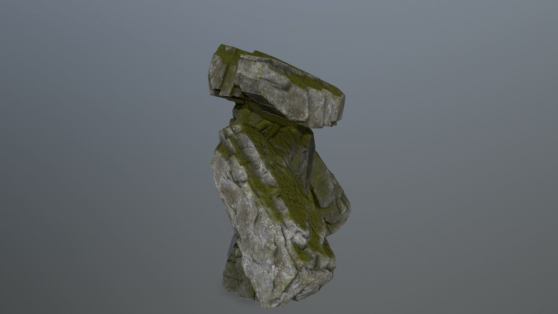 rock monster  Low-poly 3D model_3