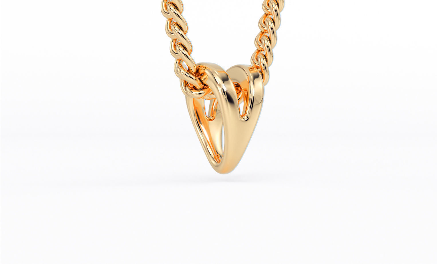 silver bail for pendants 3D print model_4