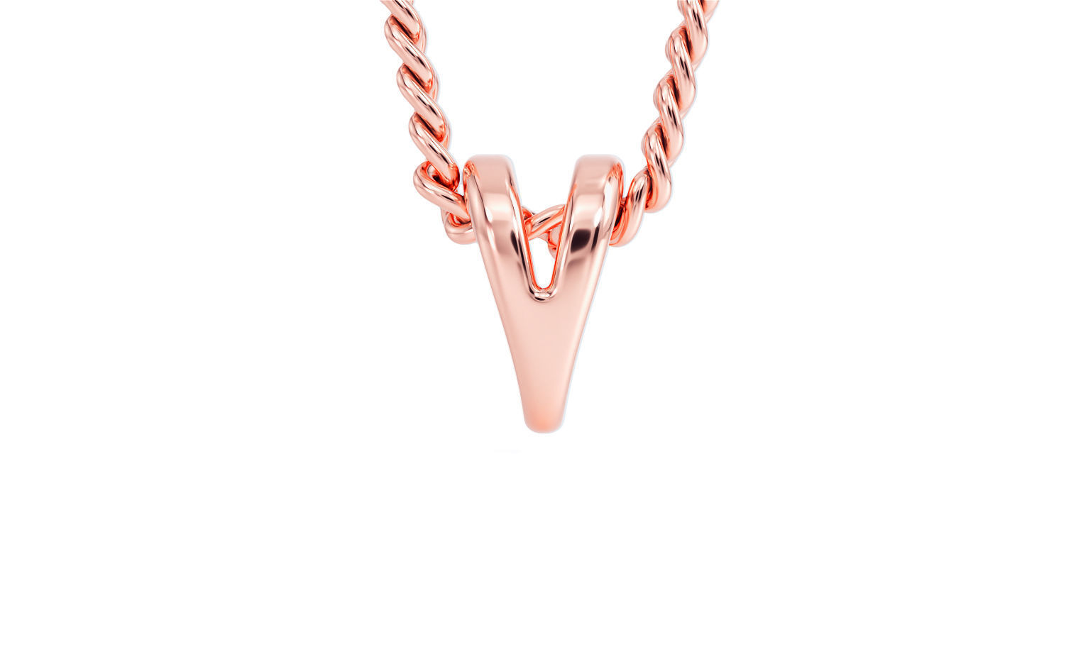 silver bail for pendants 3D print model_8