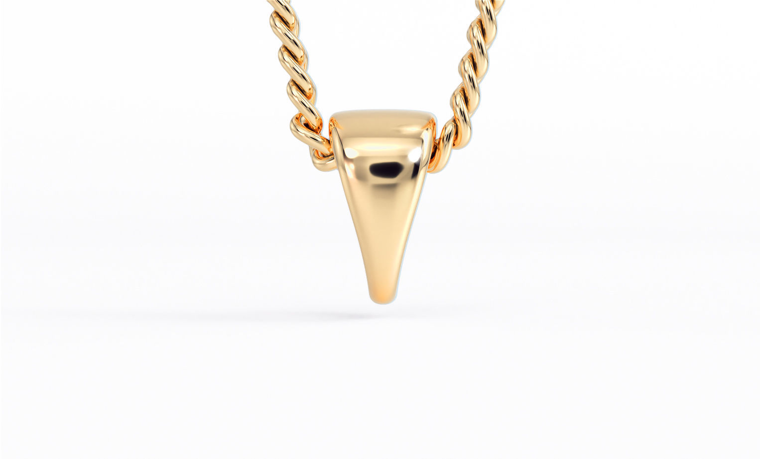 silver bail for pendants 3D print model_3