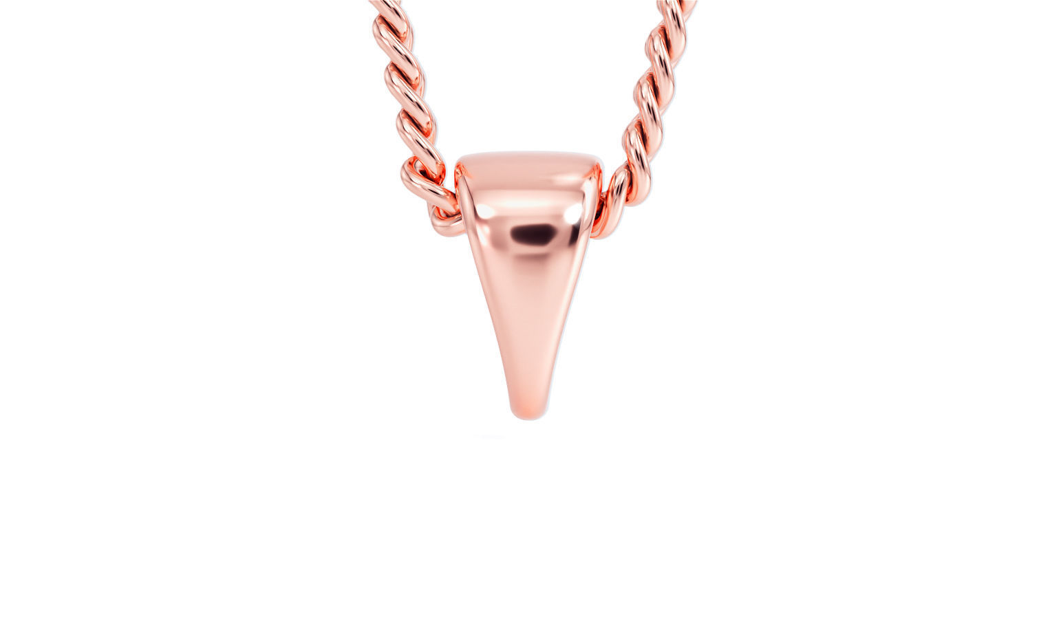 silver bail for pendants 3D print model_8