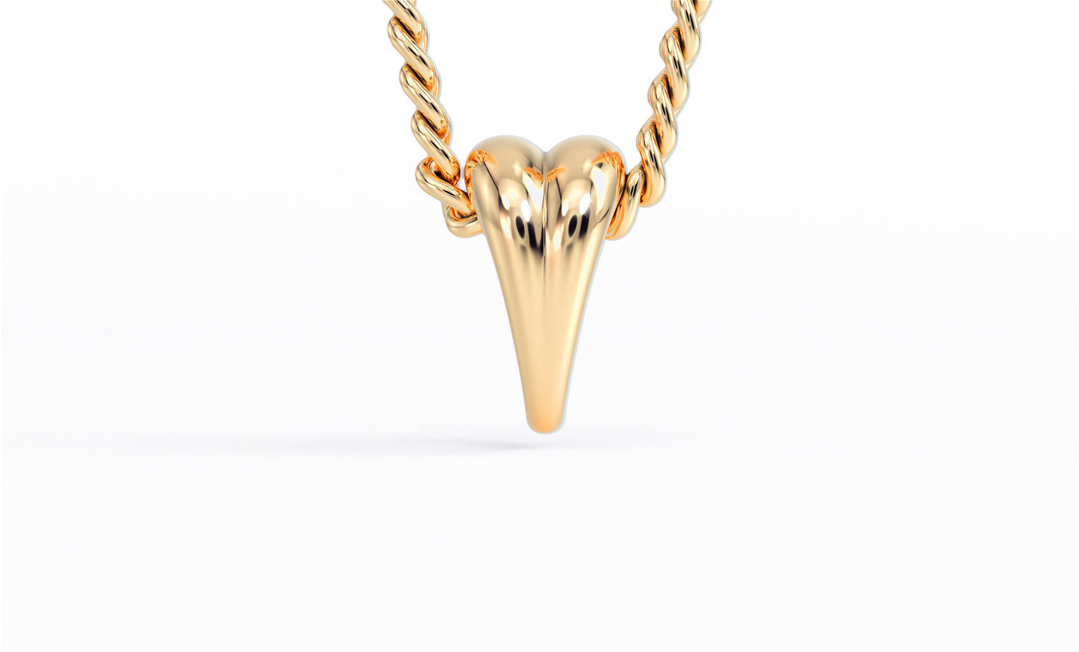 silver bail for pendants 3D print model_3